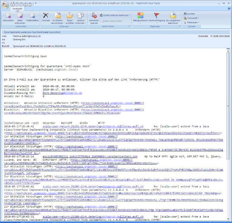 example log4j email
